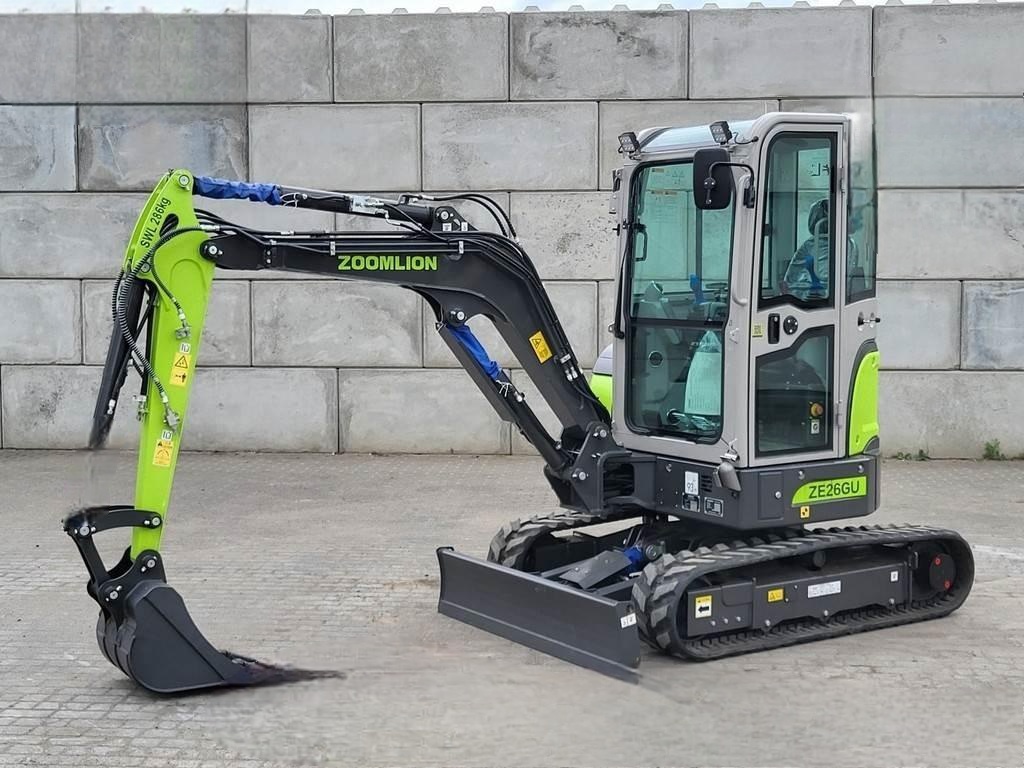 Nový minibager Zoomlion ZE 26 GU