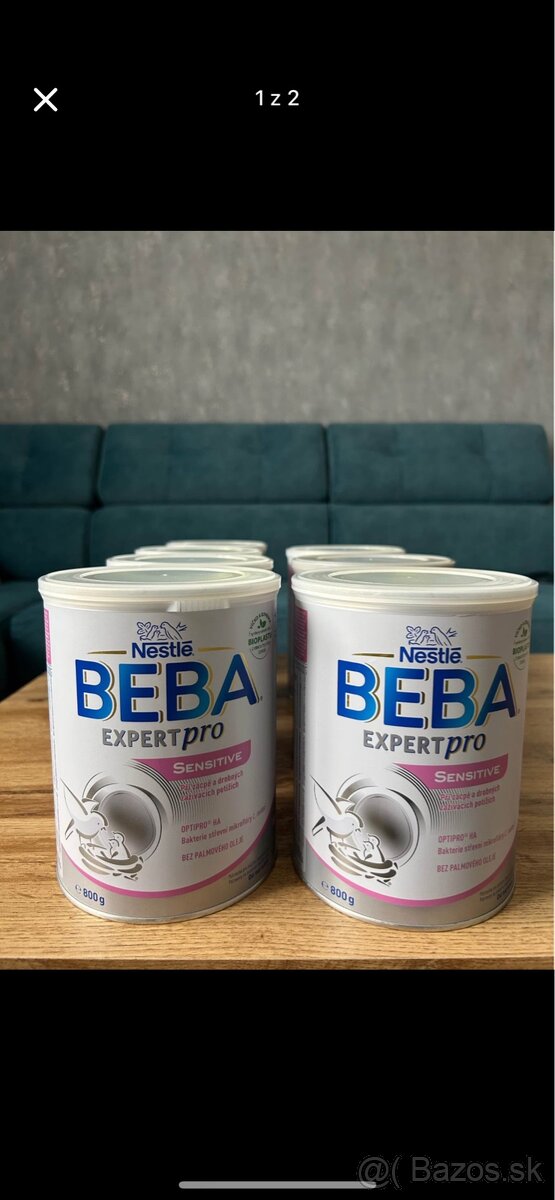 BEBA expert pro sensitive 800g 6ks