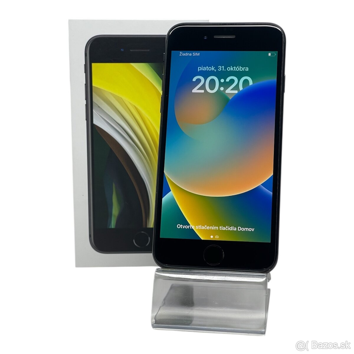 Apple iPhone SE 2020 64 GB Black - 100% Zdravie batérie