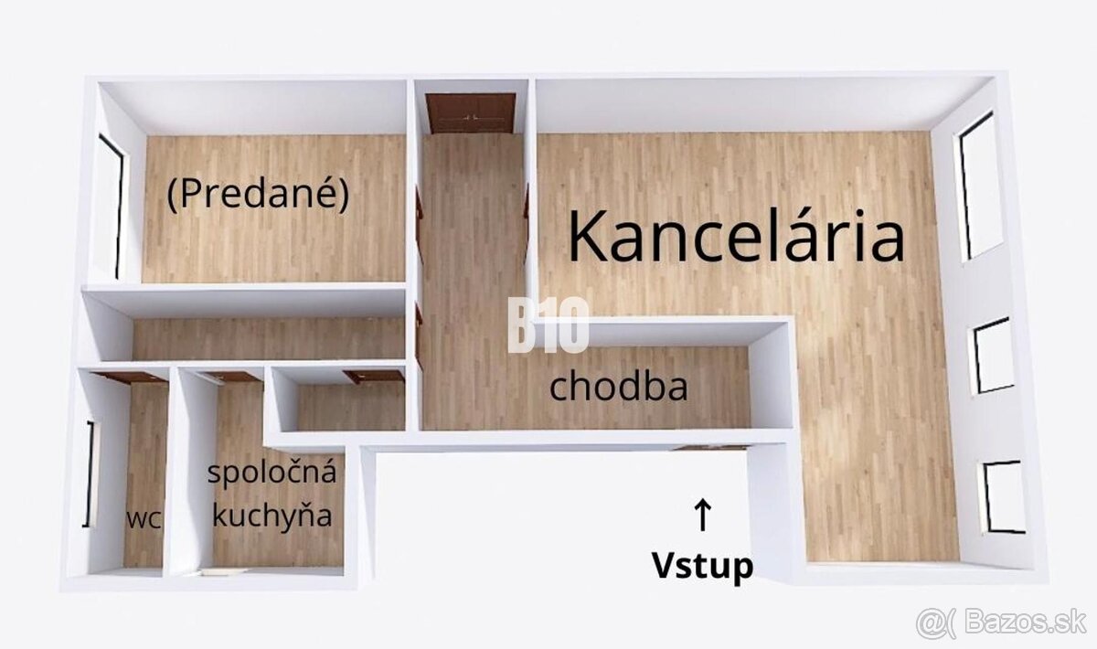 Moderná kancelária v obľúbenej časti trenčína - Vinohrady - 