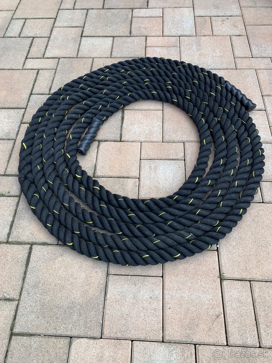 Posilňovacie lano na Crossfit