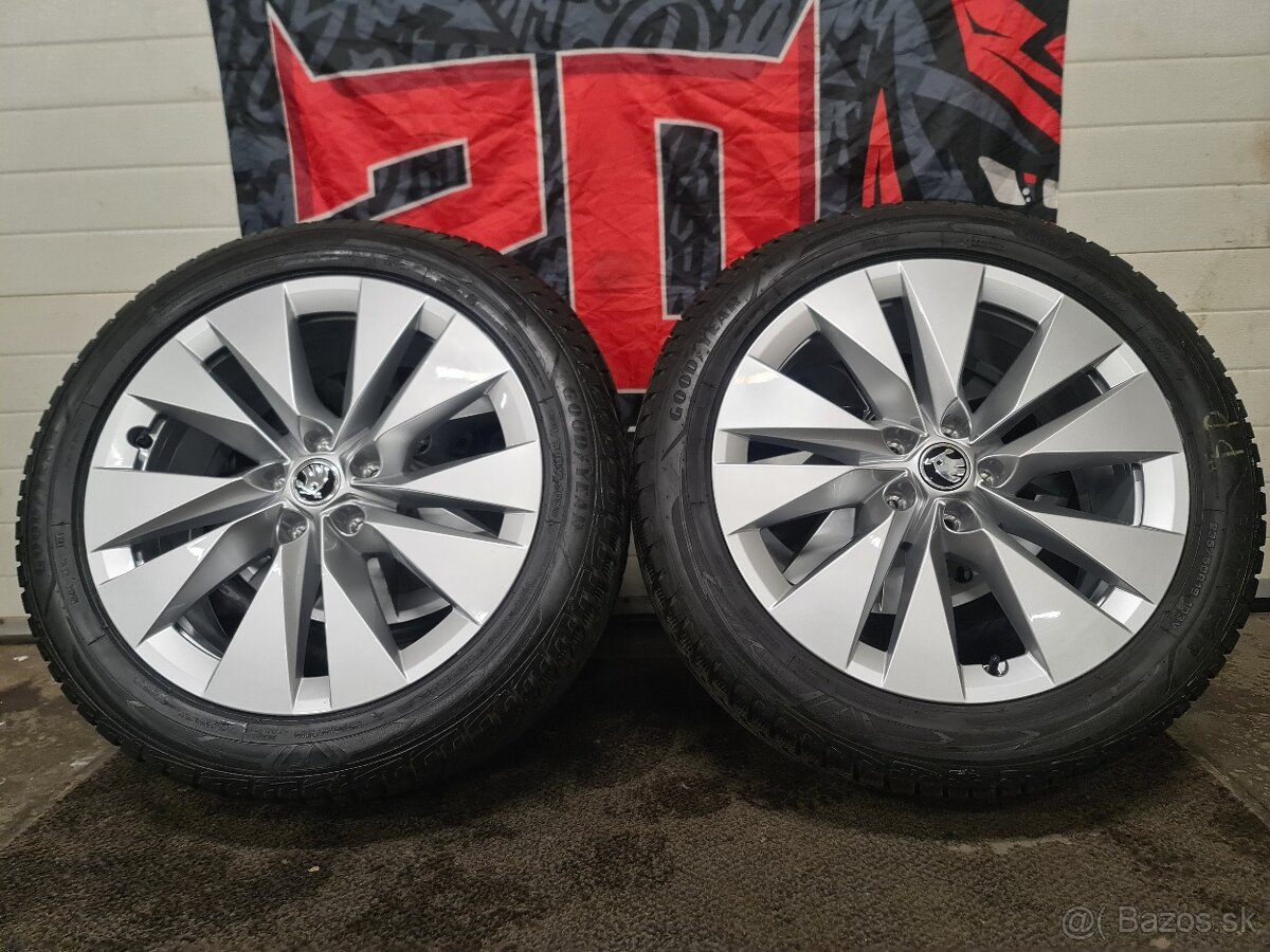 5X112 R19 ŠKODA + ZIMNE PNEU 235/50 R19