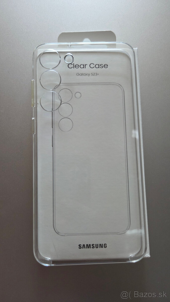 Priesvitný kryt na Galaxy S23+