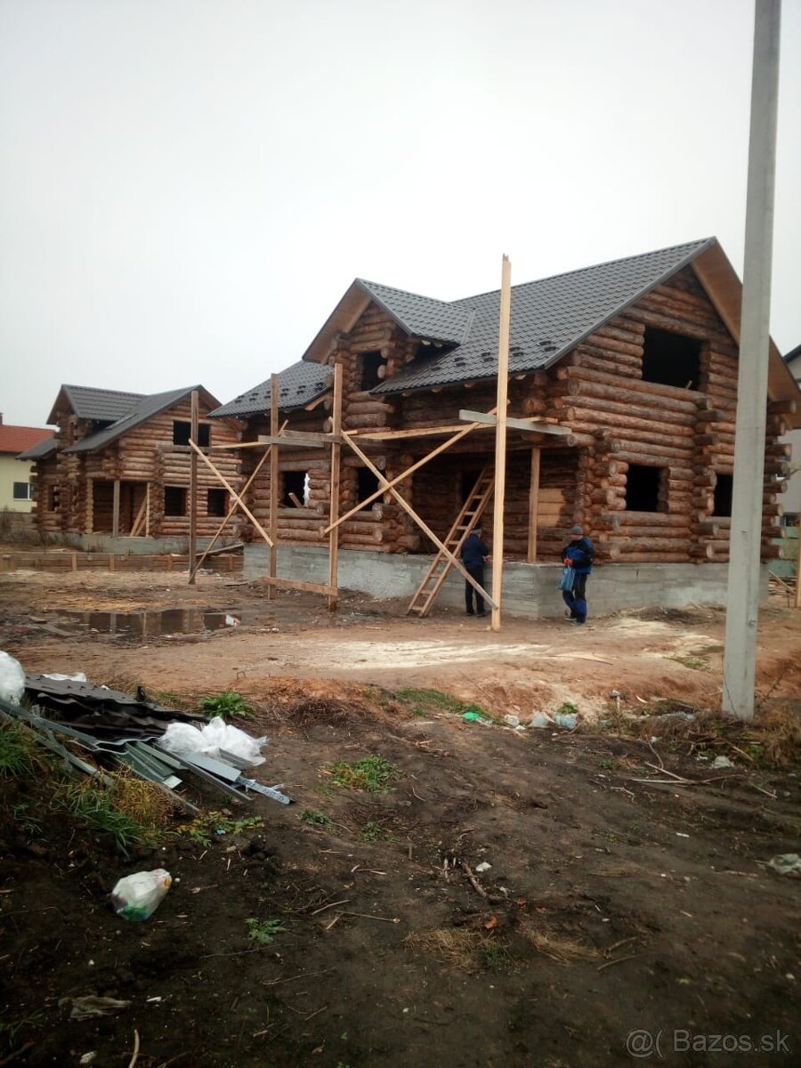 Raymann real ponúka na predaj zrubové domy a holodomy