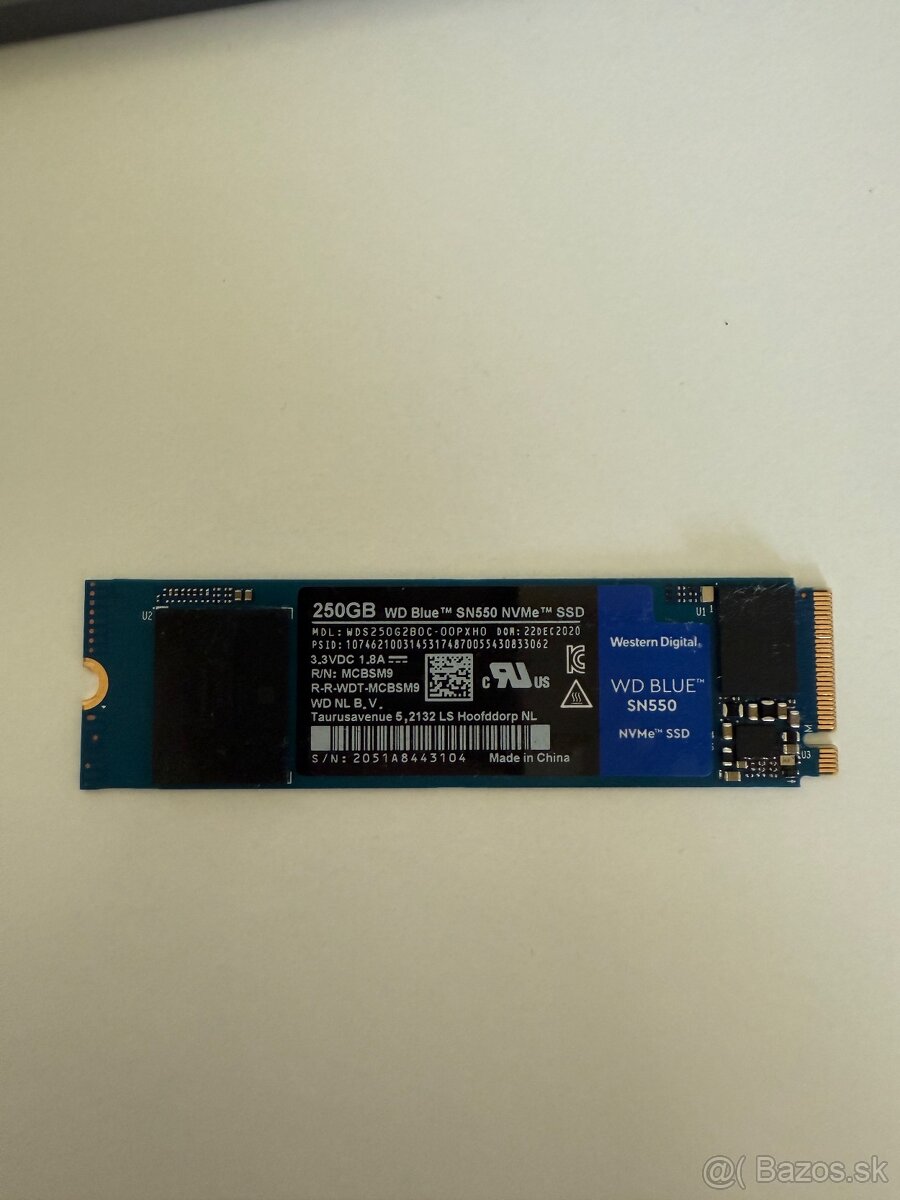 WD Blue SN550 256GB