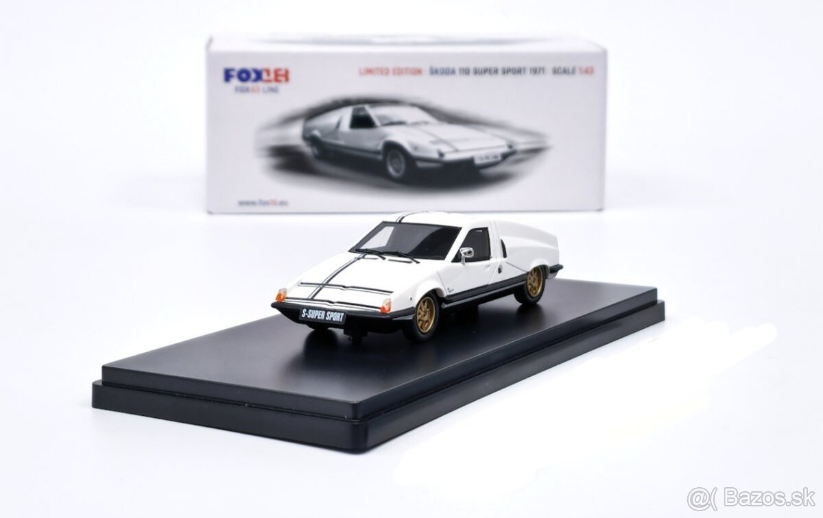 Modely Škoda 110 Super Sport (1971) 1:43 FOX18
