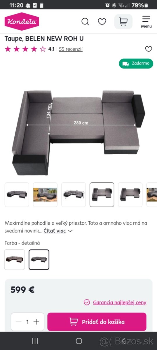 Predám sedaciu súpravu