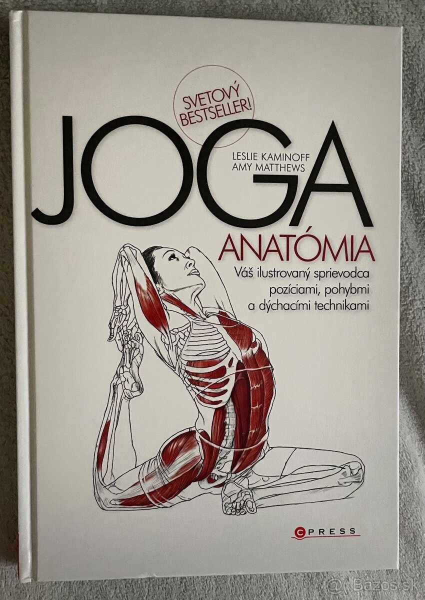 Kniha JÓGA ANATÓMIA - Leslie Kaminoff