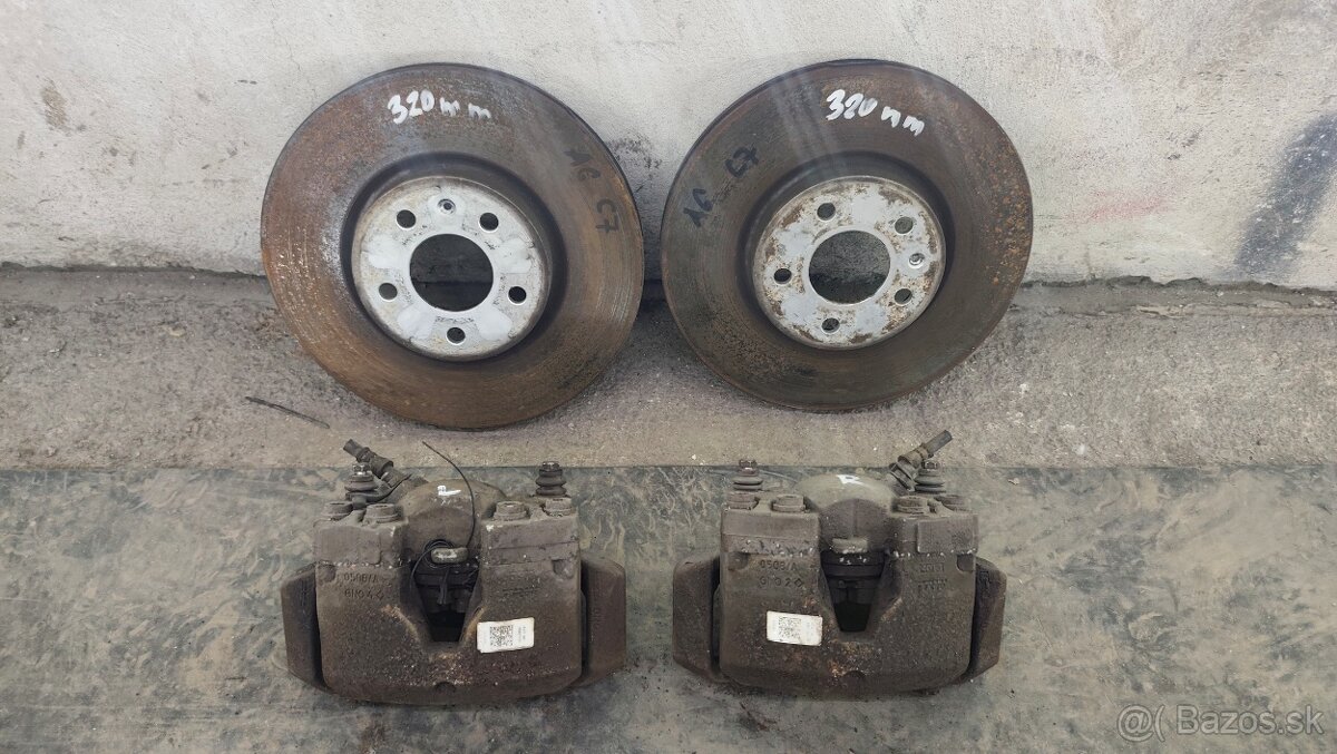 Predne brzdy Audi A6 C7 320mm