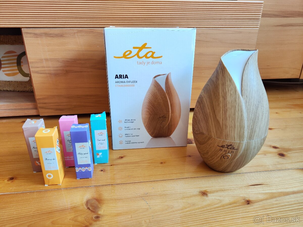 Aróma difuzér ETA Aria 4634 90000 hnedý/drevený