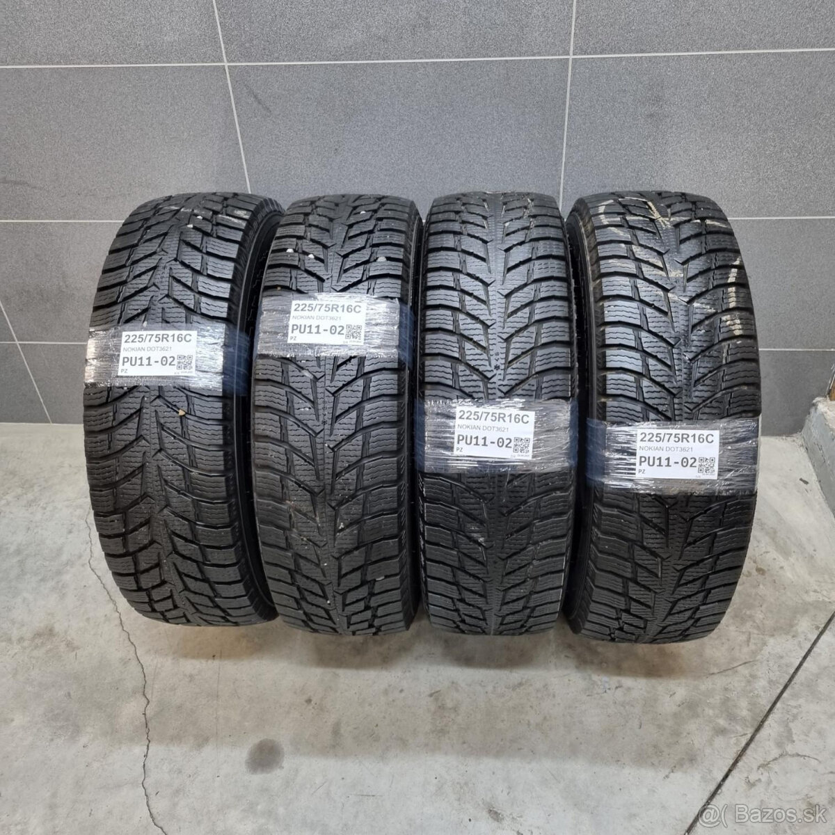 Zimné dodávkové pneumatiky 225/75 R16C Nokian