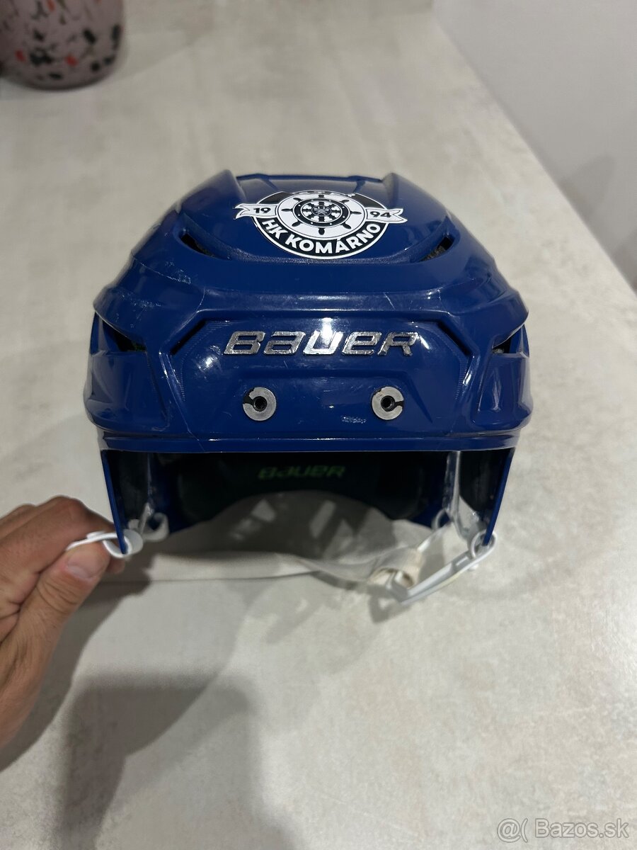 ✅ HOKEJOVÁ PROFI PRILBA - BAUER HYPERLITE = M - L - BLUE ✅