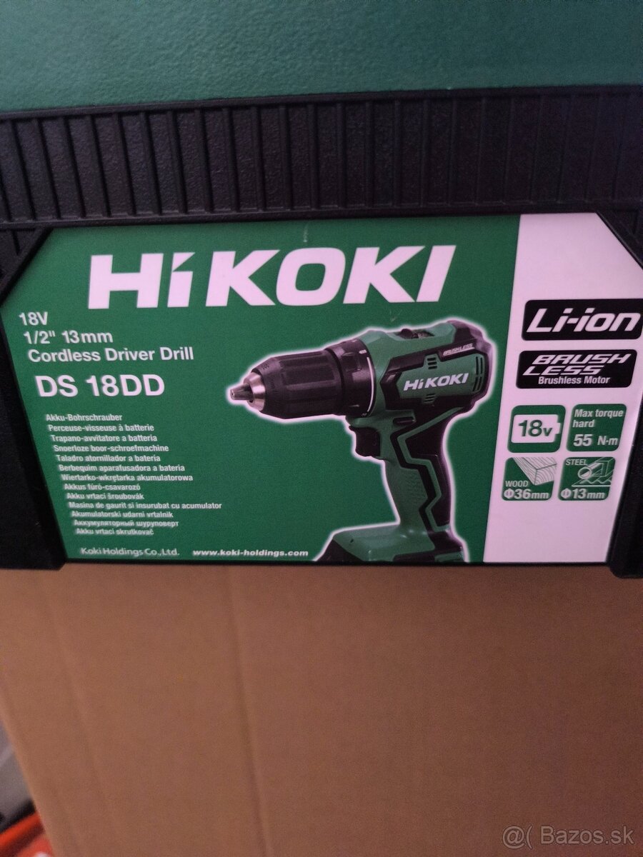 Aku vŕtačka Hikoki DS18DD