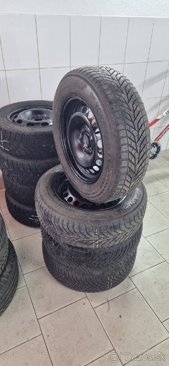 5x112r15 195/65r15 zimné pneumatiky+disky