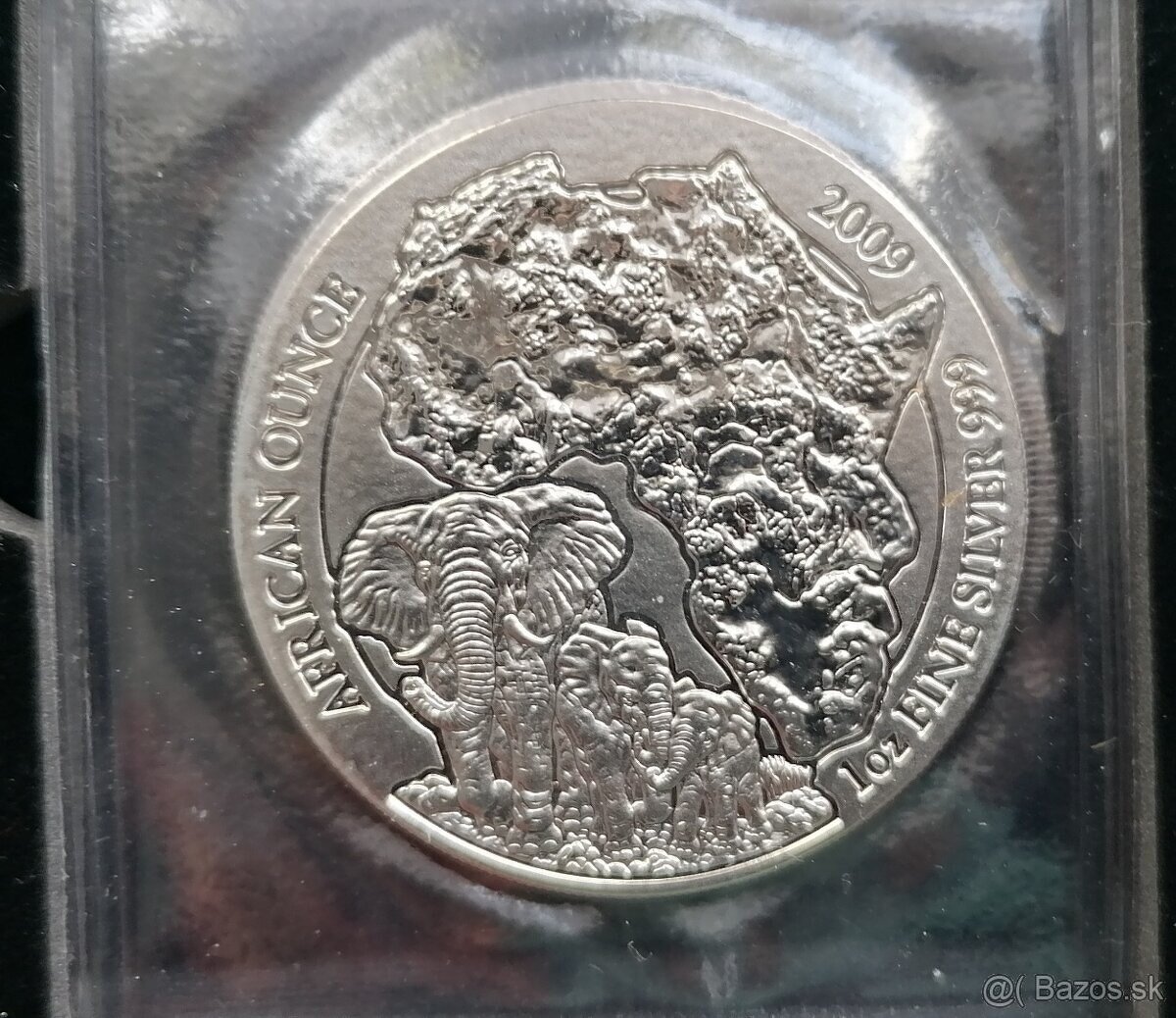 Strieborná investičná mince Rwanda African