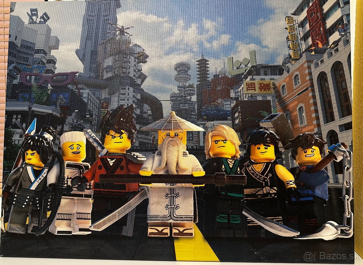 Predám OBRAZ na stenu lego Ninja go