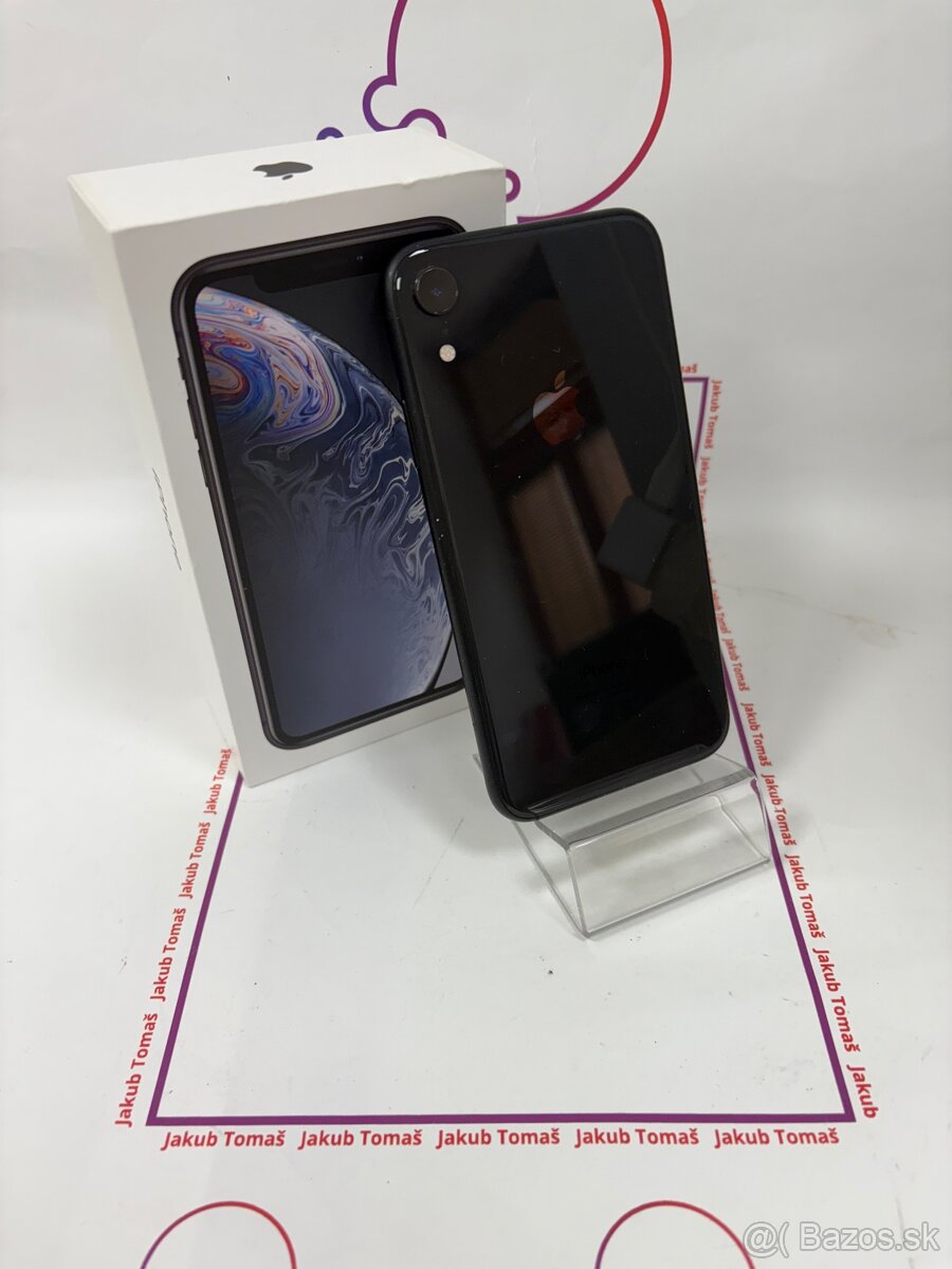 Apple iPhone XR 64GB Black-Batéria 100%
