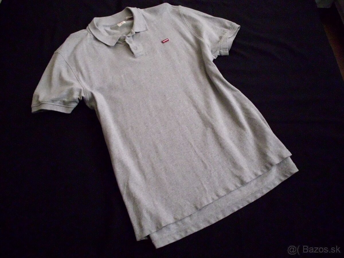 Levis pánske sivé polo tričko L-XL