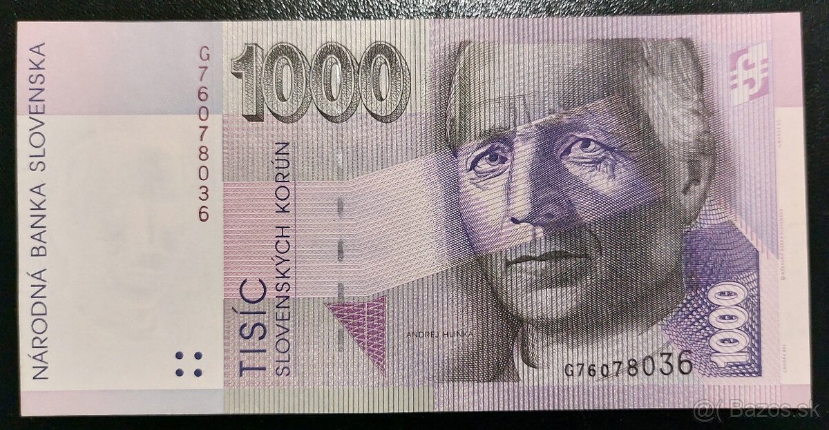 Bankovky III. Slovensko od roku 1995 do 2004