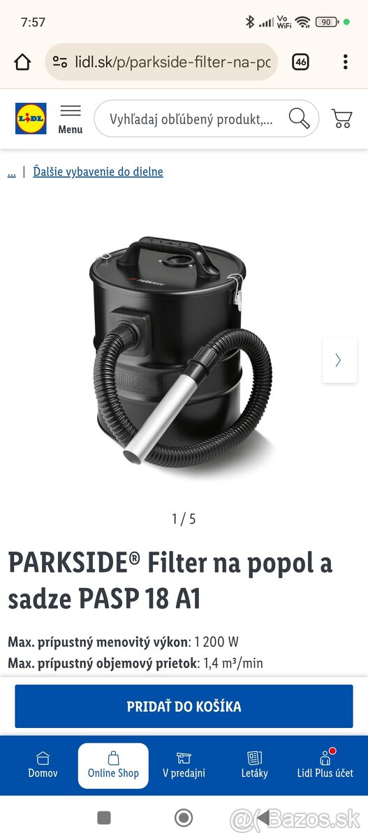 Vysávač na popol