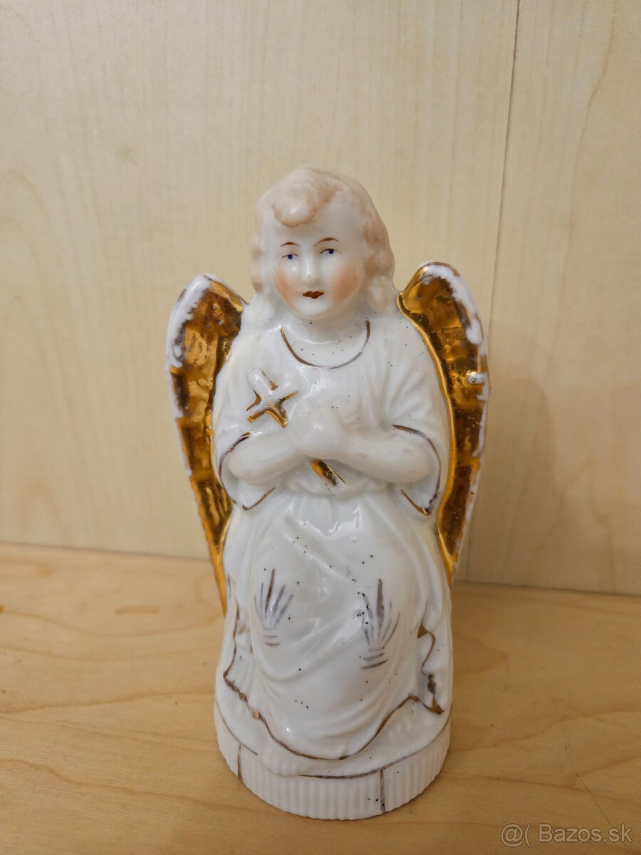 Porcelánový anjelik cena 12€ /v-14cm/