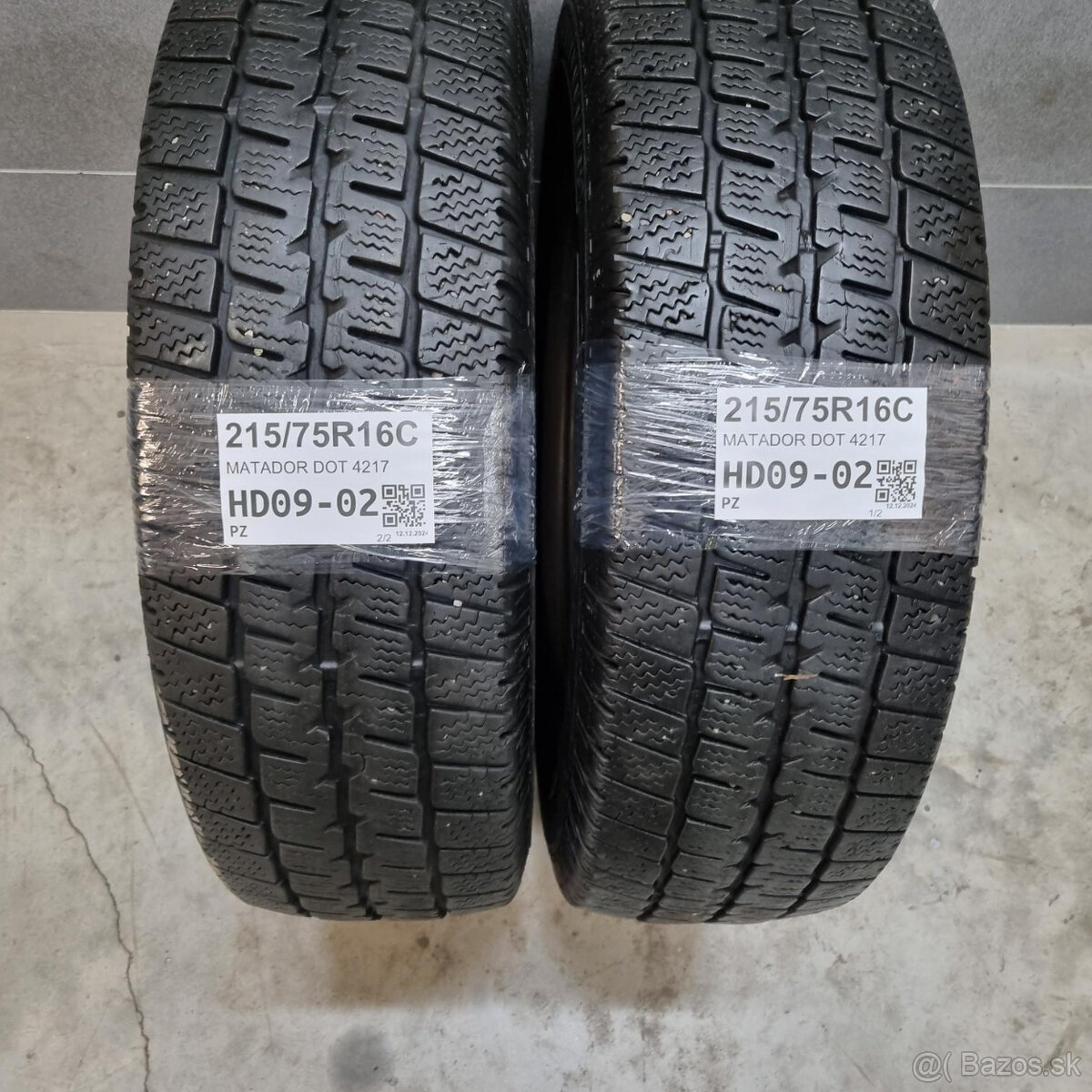 Dodávkové zimné pneu 215/75 R16C MATADOR DOT4217