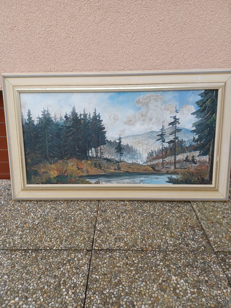 Retro obraz na stenu
