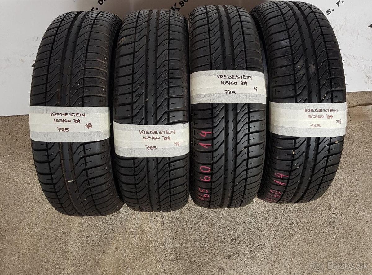Letné pneumatiky 165/60 R14 VREDESTEIN