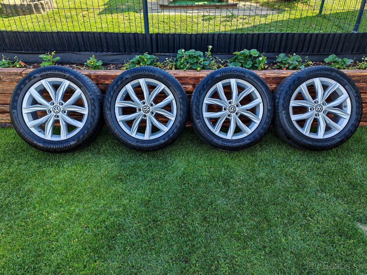 Letná sada originál VW Kingston R18 + TPMS