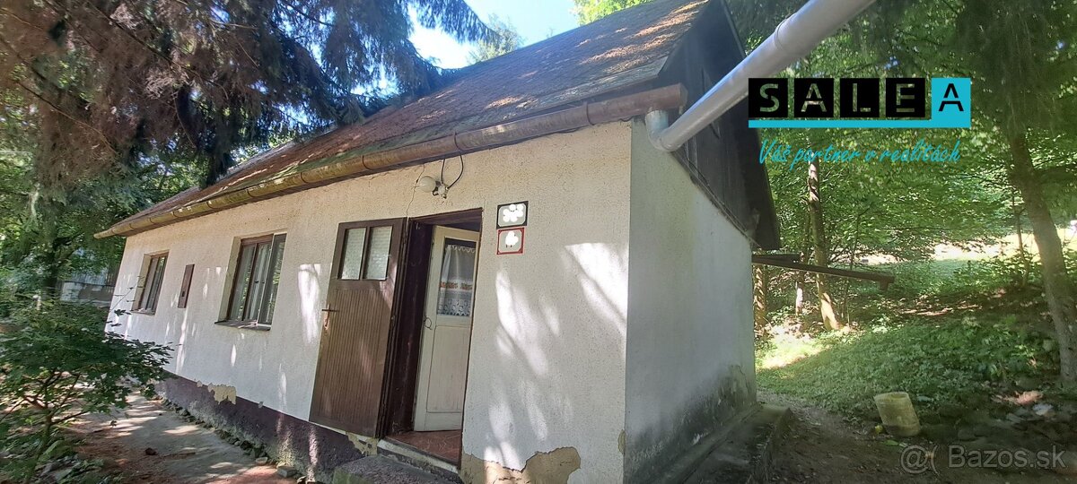 Vidiecky domček v Banskej Štiavnici v časti Banky s pozemko