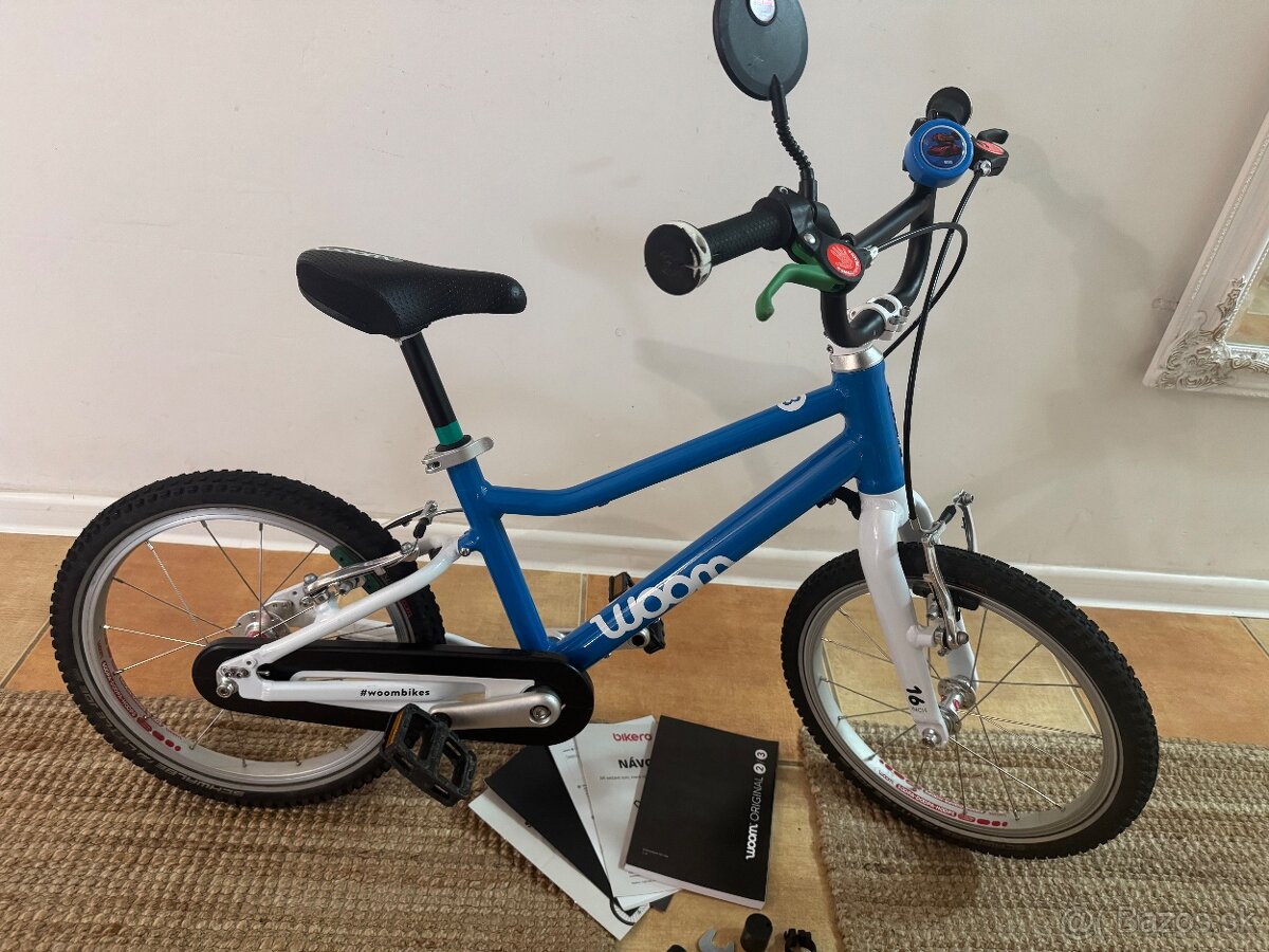 Bicykel Woom 3 modrý