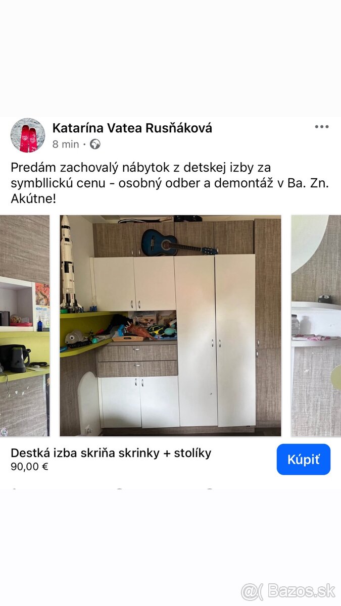 Skriňa - zostava detská izba