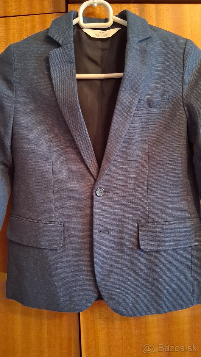 Detské sako ,nohavice ,biela košeľa na 9 rokov