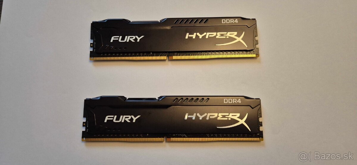 HyperX Fury Black DDR4 8GB KIT (2×4GB) 2400MHz CL15 (HX424C1