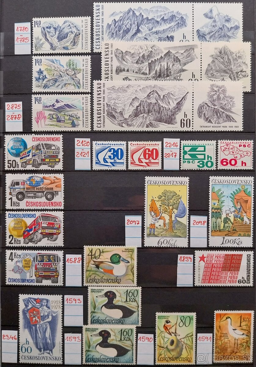 Známky ČESKOSLOVENSKO – 5