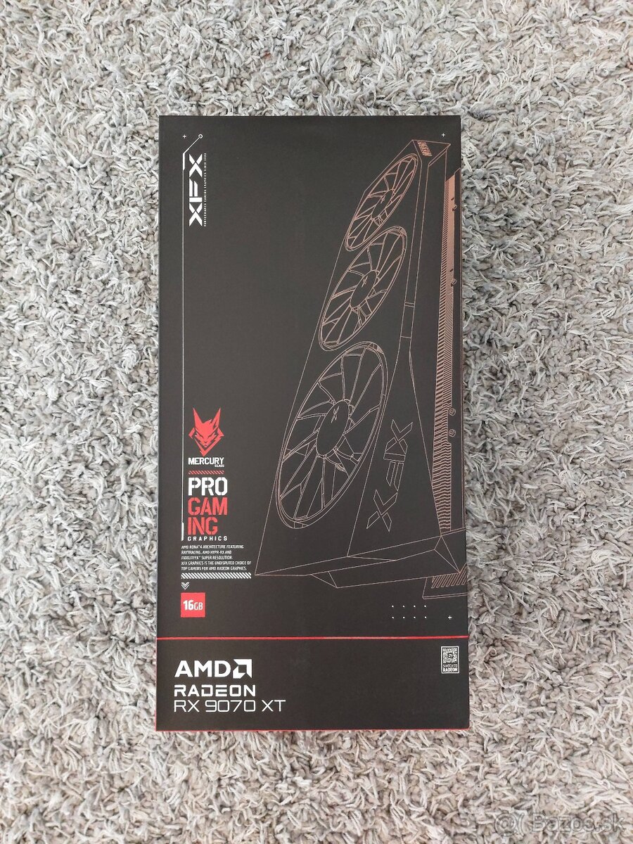Nová XFX RX 9070 XT Mercury Gaming (nerozbalená) záruka Alza
