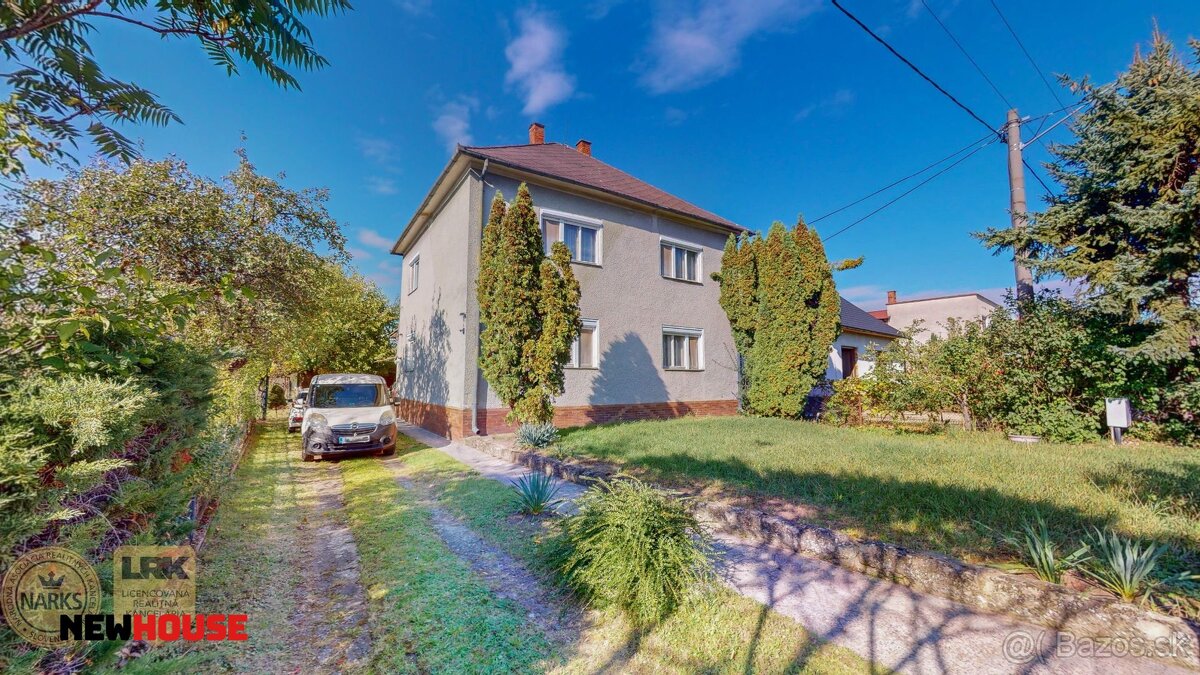 Rodinný dom v pôvodnom stave s pekným slnečným pozemkom 890