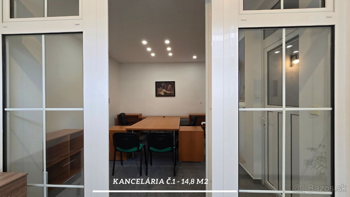 Prenájom - 2 samostatné reprezentatívne kancelárie/ pries
