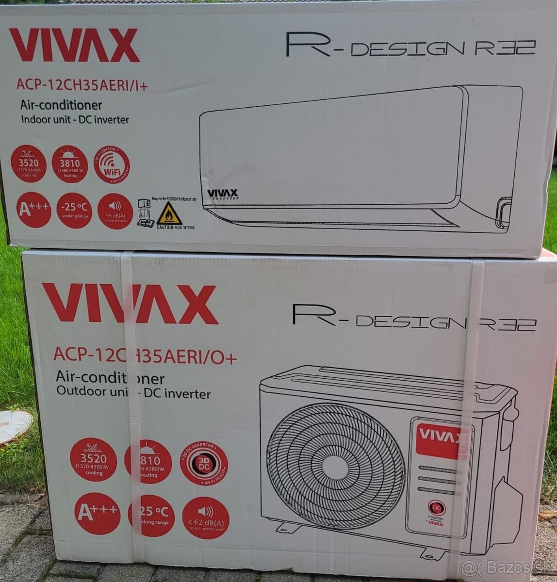 Predám úplne novú nastennu klimatizáciu Vivax R-Design 3,5kw