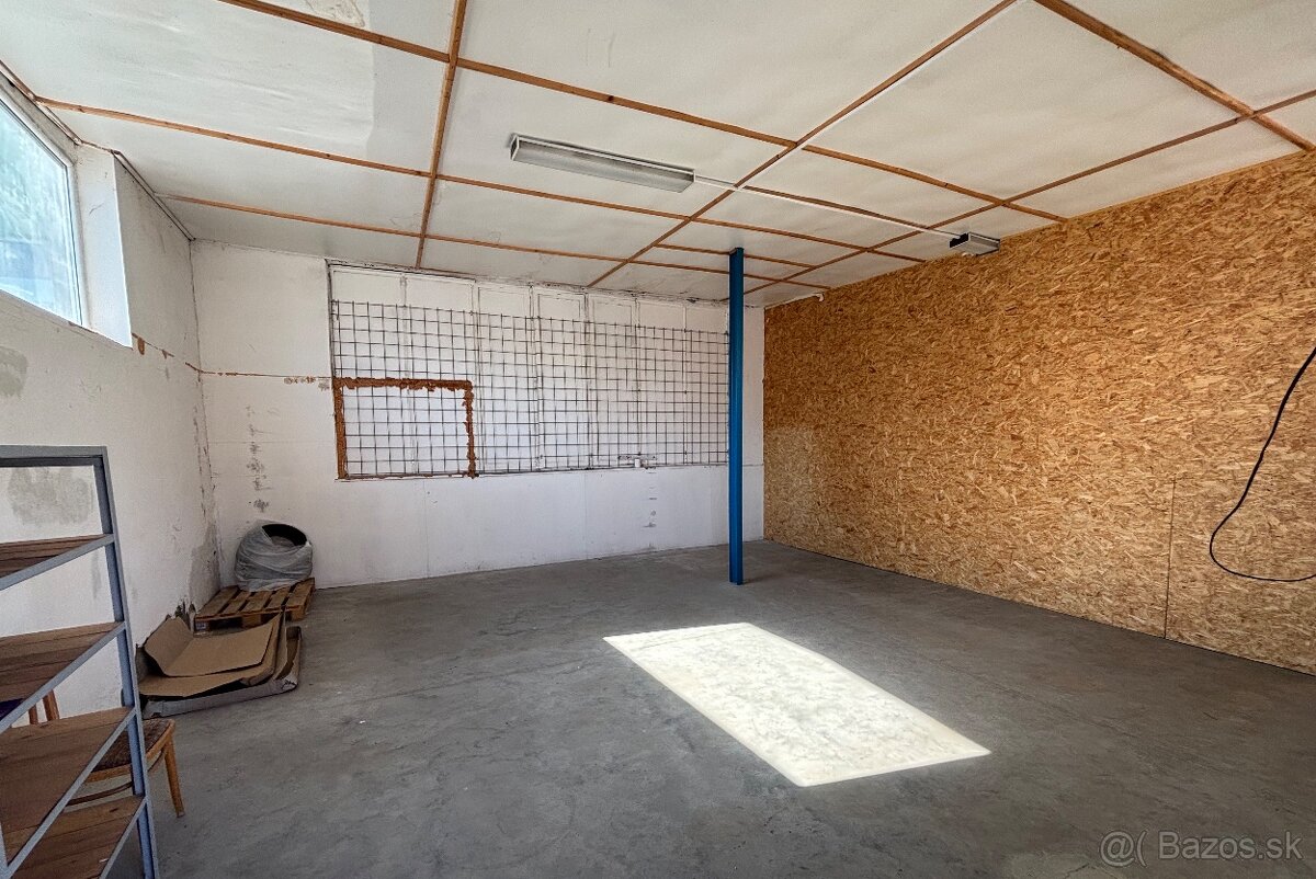Prenájom skladu - 5€/m2 - 45m2 - Jilemnického Prešov