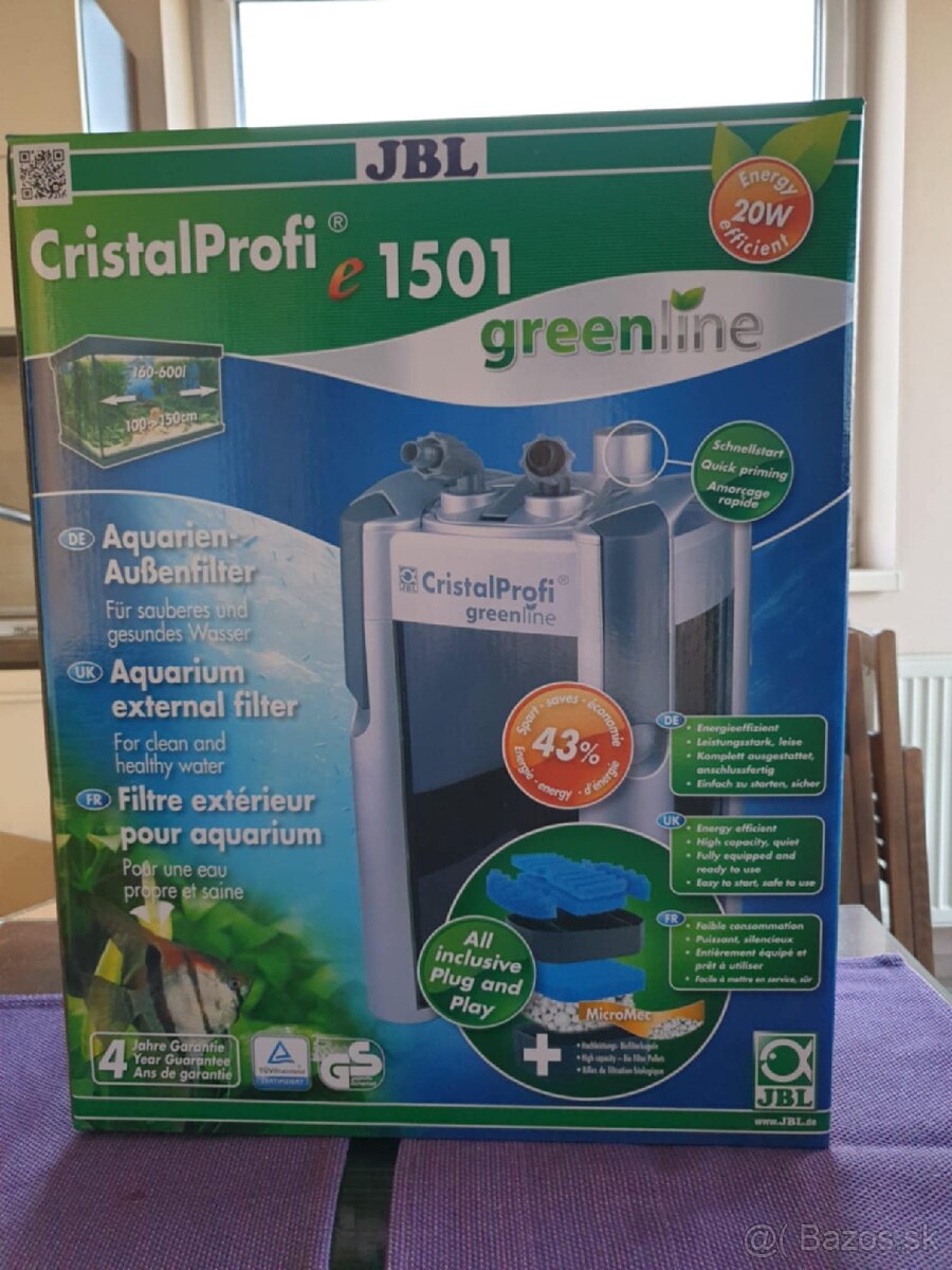 Externý filter JBL CristalProfi e1501 greenline