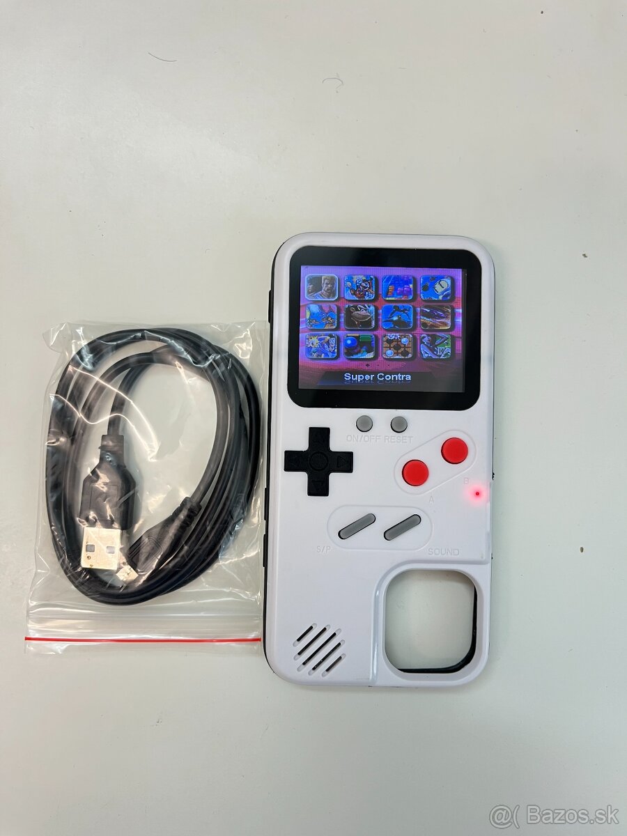 púzdro / kryt na iPhone 12 mini s konzolou na retro videohry