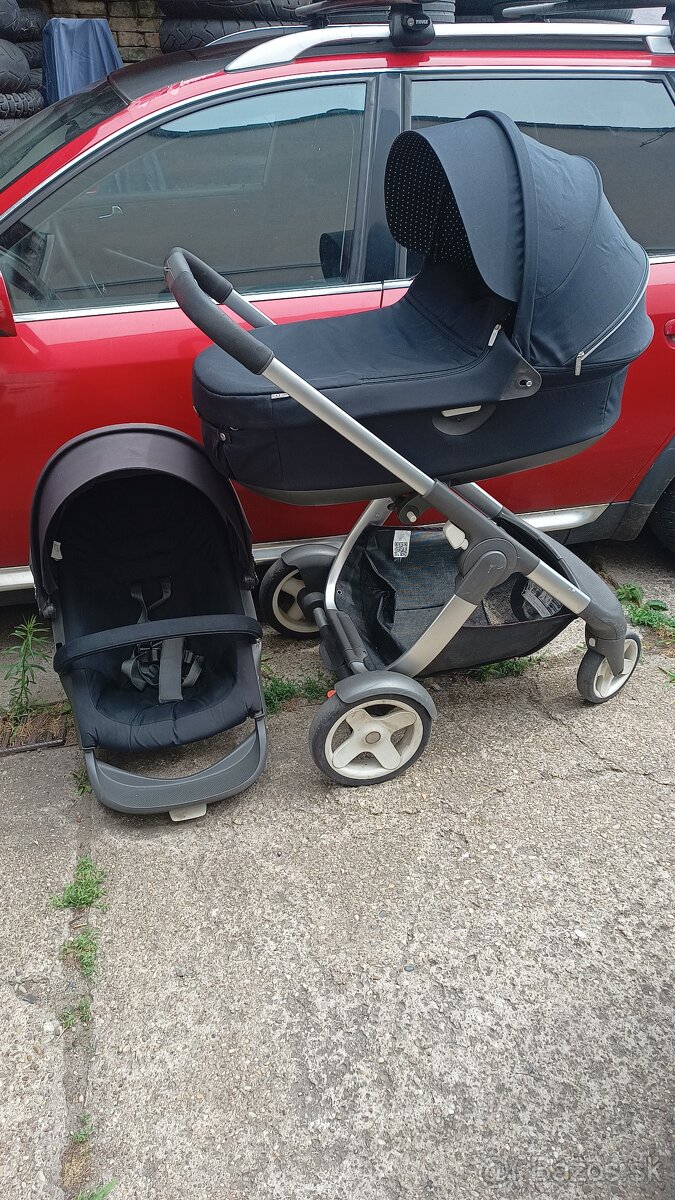 Stokke Crusi hlboky kocik + sportovy + pre surodenca