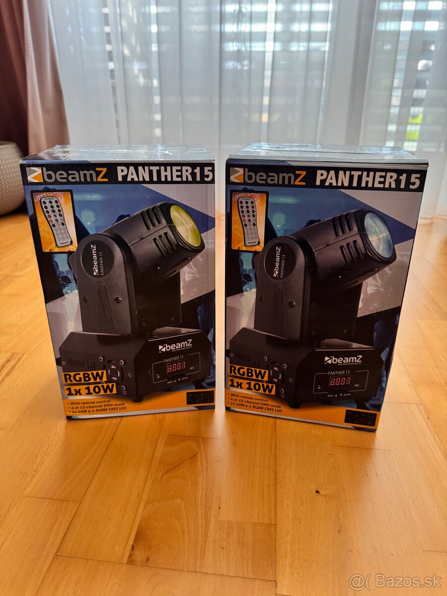 💡 2× BeamZ Panther 15 Pocket BEAM