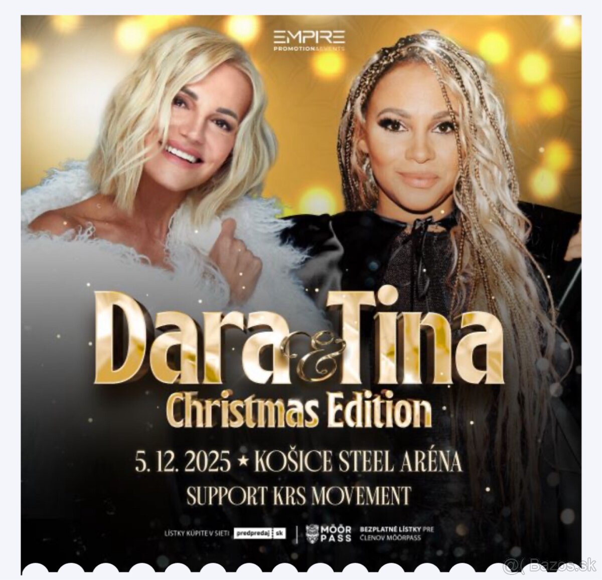 Vstupenky Dara a Tina