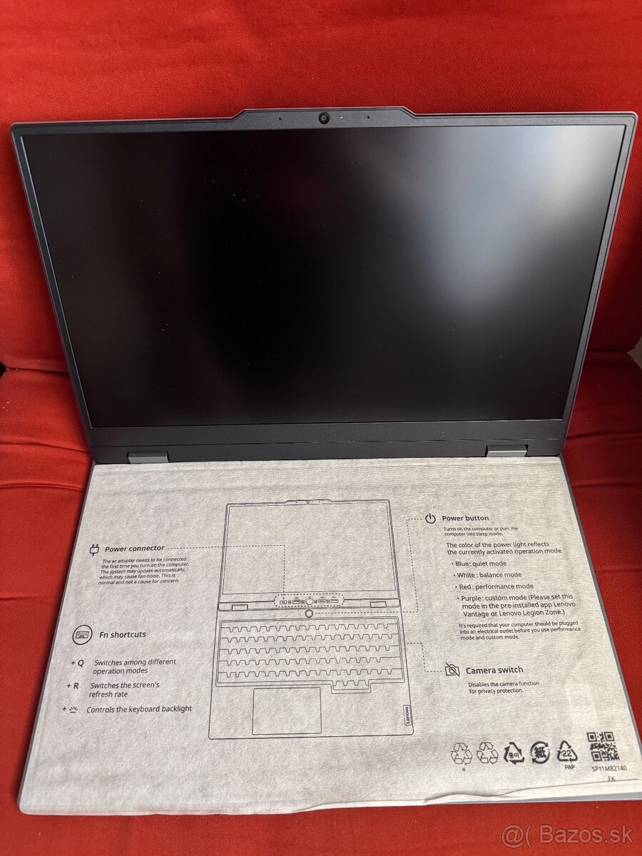 Lenovo LOQ 15IAX9I Luna Grey - nový 3 roky záruka