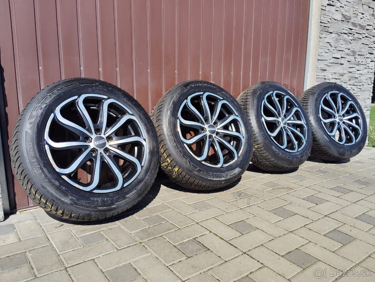 Zimná sada hliníkové disky 5x114,3 + pneumatiky 215/60R17