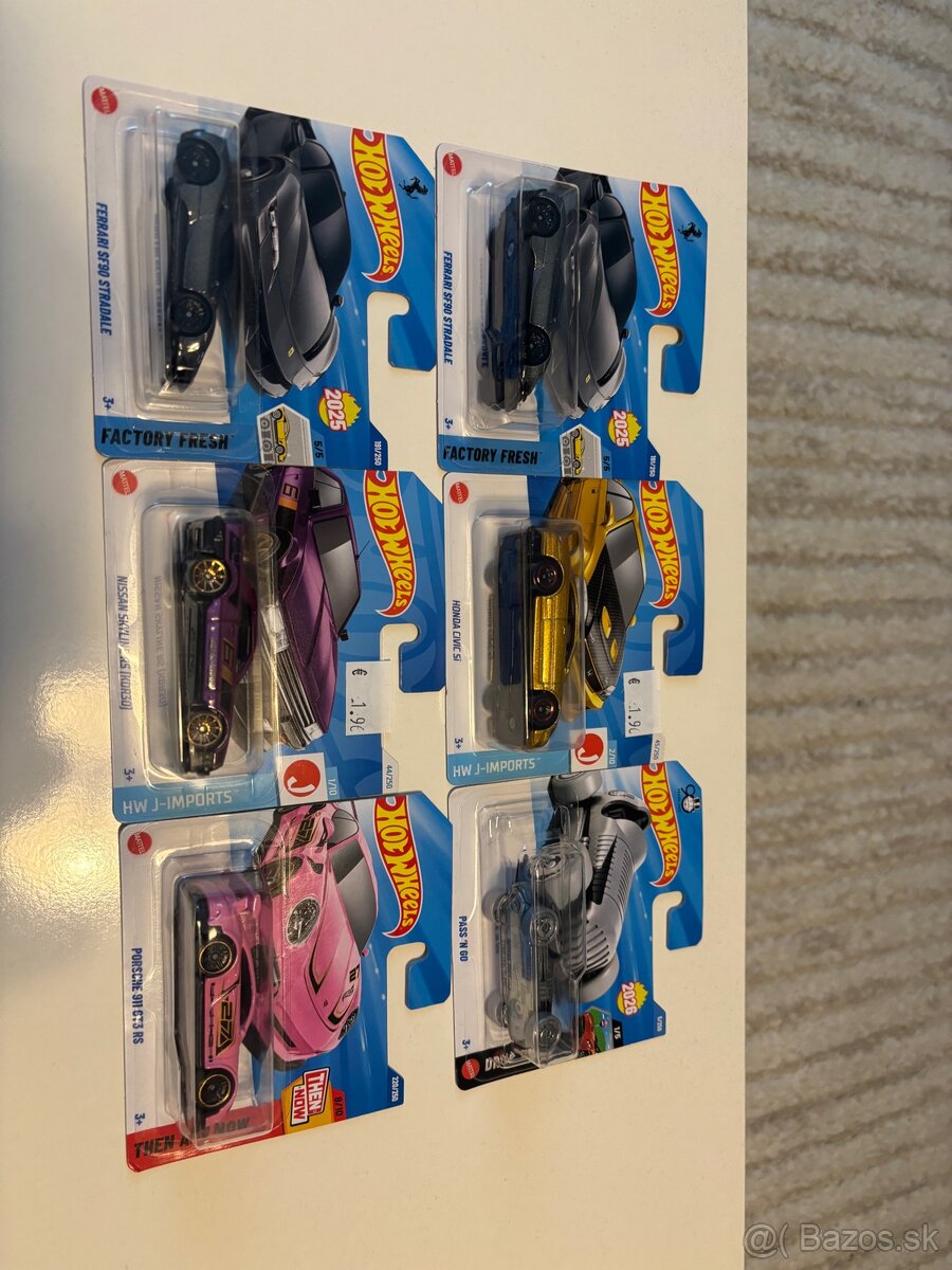 Hotwheels autíčka nové