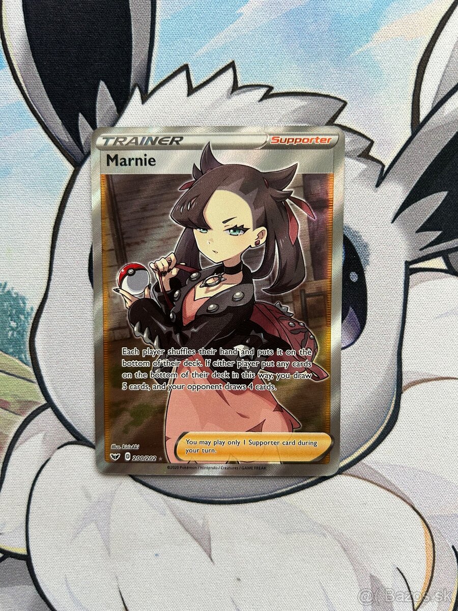 Marnie, Pokemon kartička