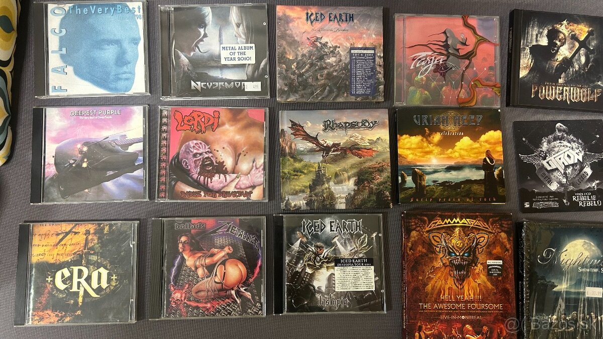 Metalove a rockove CD